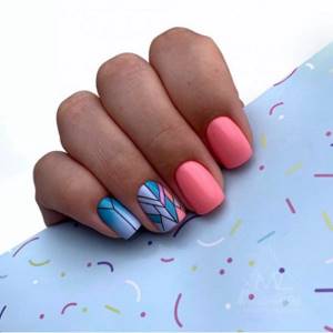 Beautiful manicure with a pattern 2022-2023 - original designs on nails photo new items