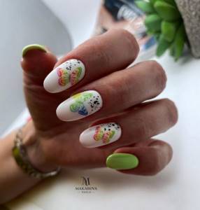 Beautiful manicure spring-summer 2022. Current design. Fashionable techniques 