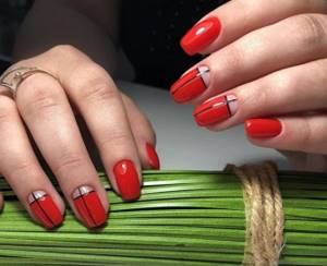 Red manicure 2021-2022: (300 photos of the best designs)