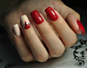 Red manicure 2021-2022: (300 photos of the best designs)