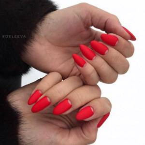 Red manicure 2021-2022: (300 photos of the best designs)