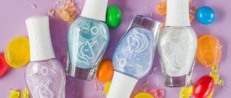 Glitter nail polishes: transparent, colored. Rating 2022, prices, reviews 