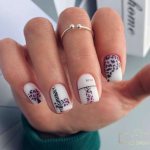 Leopard manicure