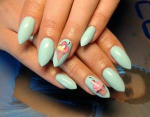 Summer manicure 2022 for long nails