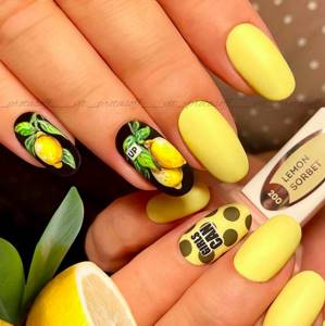 lemon nails