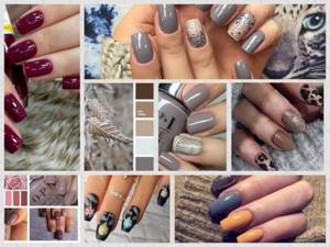 manicure design winter 2022 photo