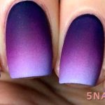 purple manicure