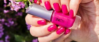 Fuchsia manicure – ideas, new items, trends for nails of any length