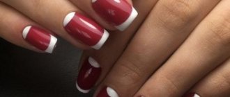Manicure with gel polish 2018 fashion trends photo spring summer