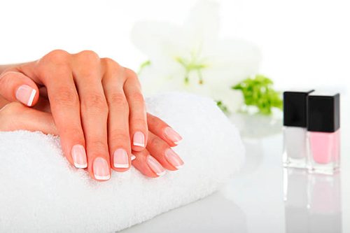 Manicure with gel polish