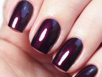 Traditional gel polish manicure