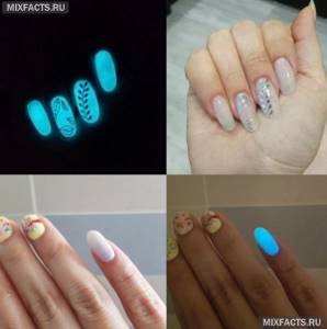 Manicure with glow-in-the-dark polish – the best brands and ideas