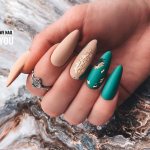 Manicure for almond nails 2022-2023. Trendy photo ideas for almond-shaped manicure 