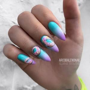 Manicure for almond nails 2022-2023. Trendy photo ideas for almond-shaped manicure 