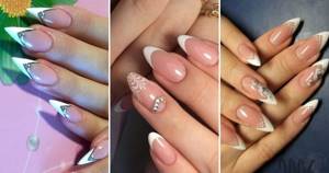 Manicure for sharp nail shapes fashion