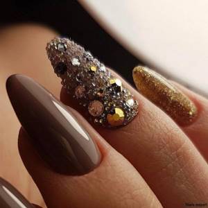 Glitter manicure: how to do it? (photo step by step) 