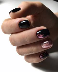 Manicure with foil 2022-2023: 300 photos of fashionable new designs
