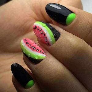 Manicure with drops on nails: stylish ideas for fashionistas 25