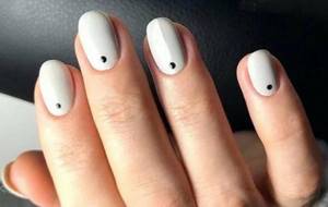 Manicure with one point