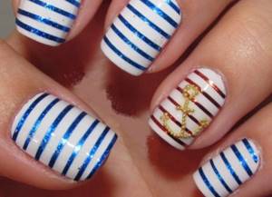 Manicure with stripes 2022: TOP-200 best design ideas (new items)