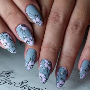 Gray manicure 2022: TOP 200 best design ideas (new items)