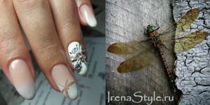 Manicure with dragonfly 2022 photos new options 115 ideas