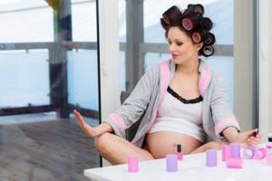 Manicure during pregnancy