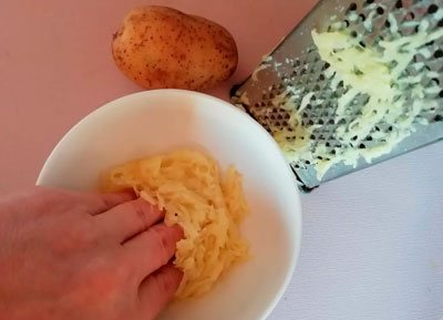 Potato mask for nail growth