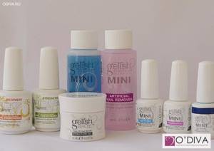 Materials for applying gel polish
