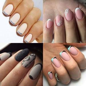 Matte gel polish for short nails. Technique, photo, design, how to do a manicure at home 