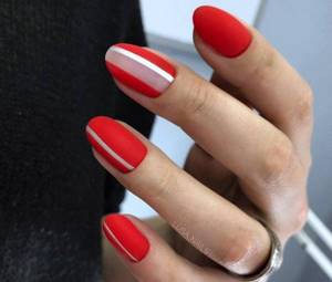 Matte manicure - photos and ideas