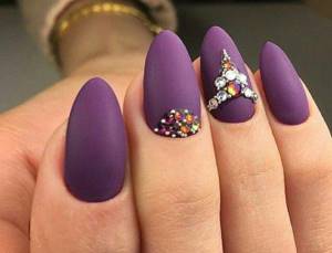 Matte manicure - photos and ideas