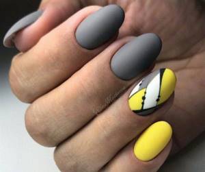 Matte manicure - photos and ideas