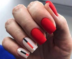 Matte manicure - photos and ideas