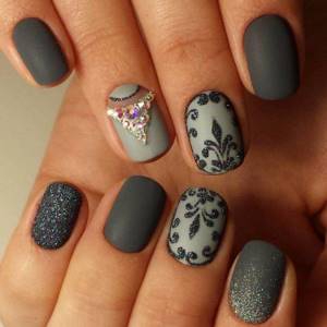 Matte manicure - photos and ideas