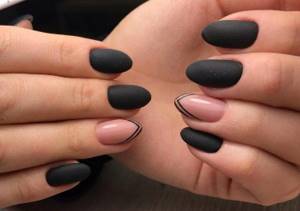 Matte manicure - photos and ideas