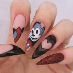 mickey mouse on nails