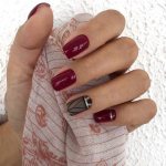 Fashionable burgundy color in nail design 2022-2023: amazing new items in the photo