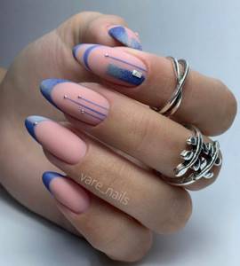 Fashionable color French manicure 2022-2023 – current shades and design