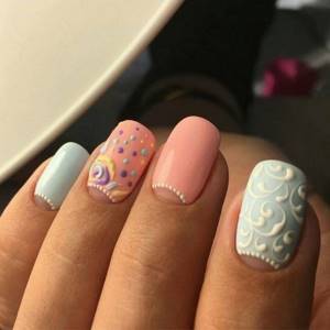 Fashionable moon manicure. Photos, design, best new products 