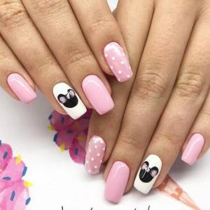 Fashionable manicure for school - the best new manicures for school with photo examples