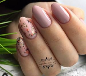 Fashionable print on nails