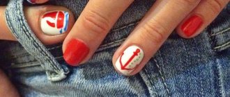 Marine manicure 2022-2023: interesting ideas for summer nail design in a marine style