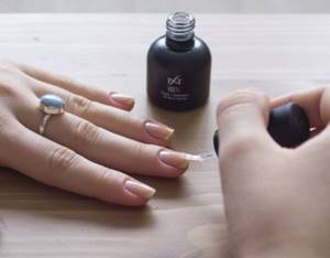 Application on nails