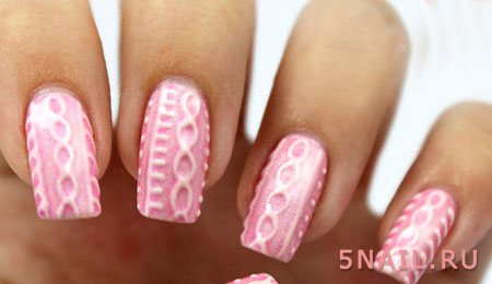 knitted nail extensions
