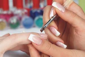Acrylic nail extensions