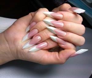 Nail extension with tips