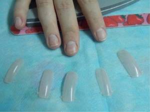 Nail extension on top acrygel forms step by step photo and video