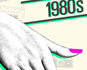 Nail art was at the peak of popularity in the 1980s
