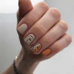Unusual designs in nail design